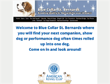Tablet Screenshot of bluecollarsaints.com